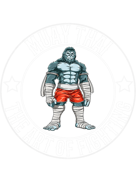 Muay Thai Art Of Fighting Gorilla.png