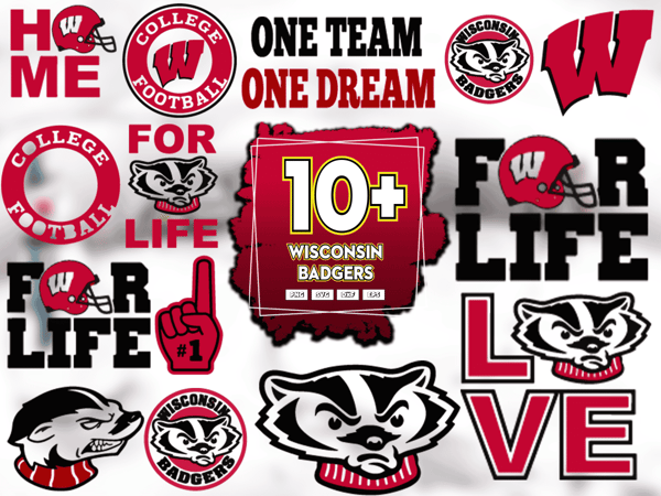 12 Files Wisconsin Badgers Football Svg, Badgers Logo Svg, Wisconsin Badgers Lovers.png