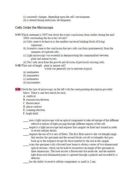 Test Bank Essential Cell Biology 5th Edition 3.JPG