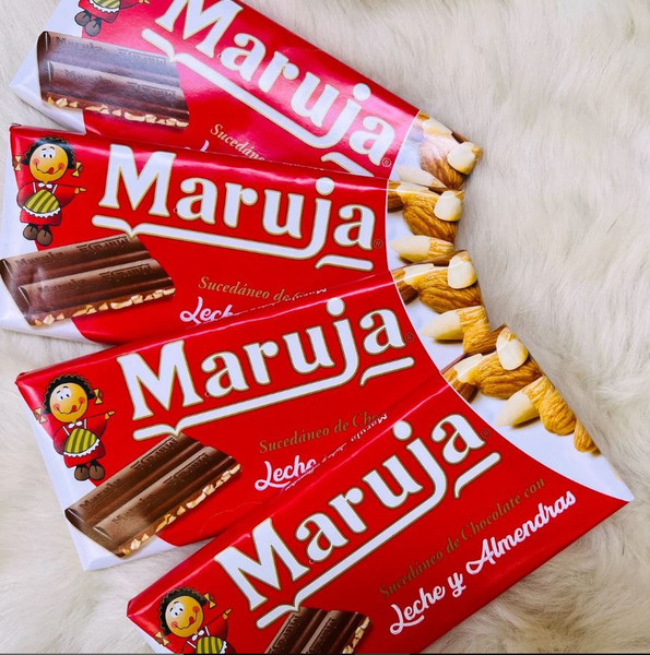 Spanish Maruja Milk and Almonds Chocolate.JPG