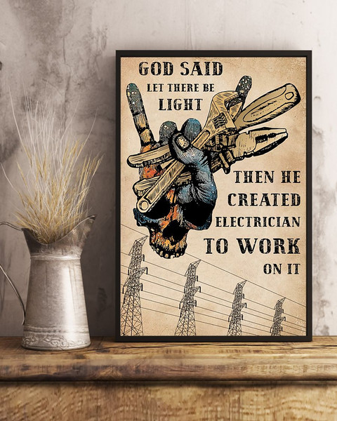 Electrician Let There Be Light Vertical Poster1.jpg