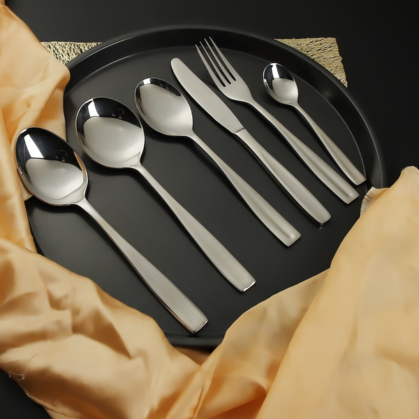 Spoons:  - Wooden spoon - Silicone spoon - Metal spoon - Plastic spoon - Stainless steel spoon - Slotted serving spoon - Sauce spoon - Soup ladle - Cream spoon 