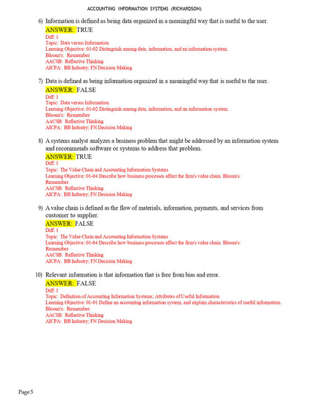 TEST BANK For Accounting Information Systems, 3rd Edition by Vernon Richardson, Verified Chapters 1-1-5_page-0005.jpg