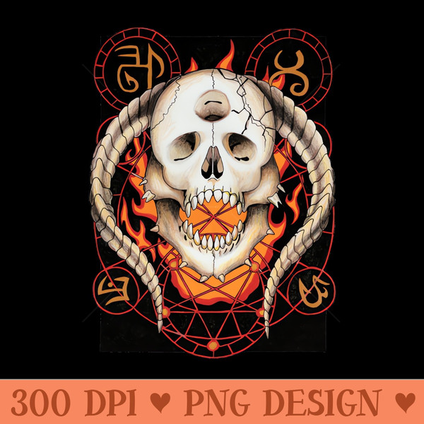 Ancient Demon - Modern PNG designs - Fast download