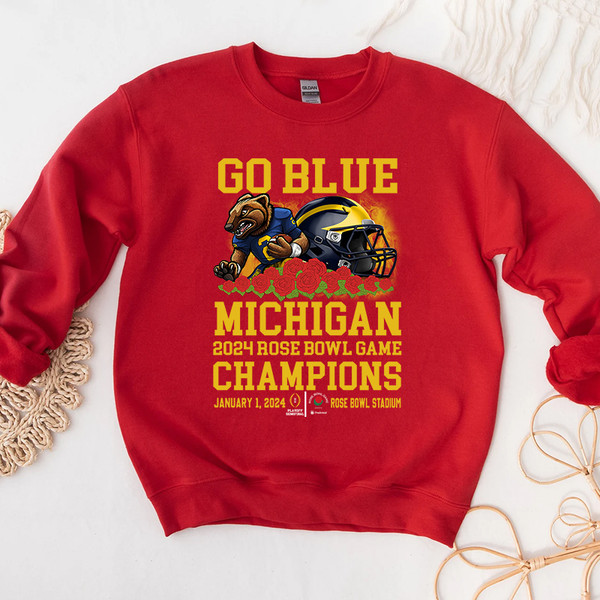 3Go Blue Michigan Rose Bowl Game Champions Graphic Hoodies.jpg