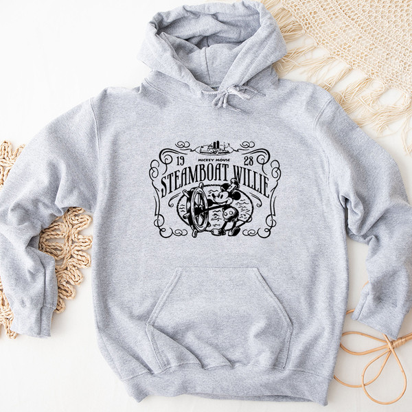 2Retro Disney Steamboat Willie Mickey Mouse Graphic Hoodies.jpg