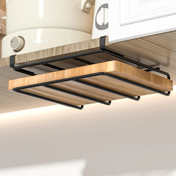 NtGPHanging-rack-under-kitchen-cabinet-household-iron-art-organizing-rack-cutting-board-rack-hook-pot-cover.jpg
