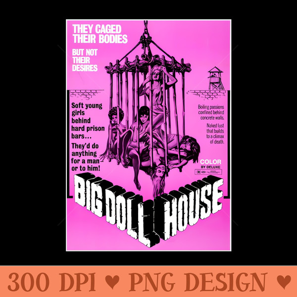 Big Doll House - PNG Templates - Lifetime Access To Purchased Files