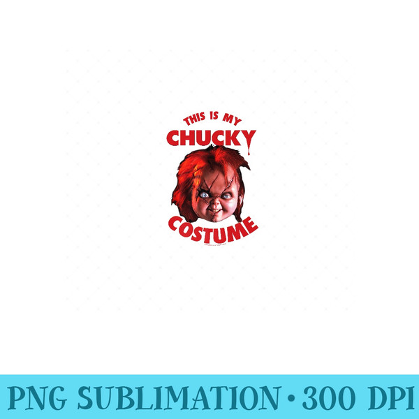 Childs Play This Is My Chucky Premium - Ready To Print PNG Designs - Easy-To-Print And User-Friendly Designs