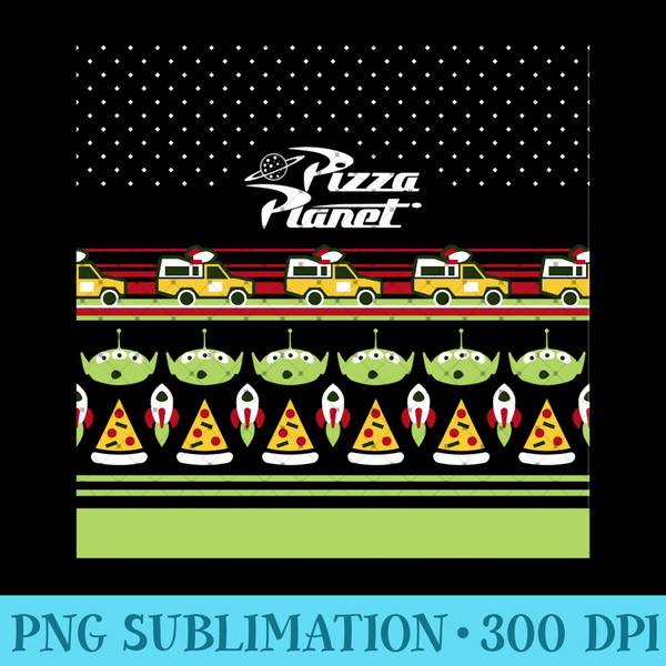 Disney Pixar Toy Story Pizza Planet Pizza Pattern - PNG design downloads - Easy-To-Print And User-Friendly Designs