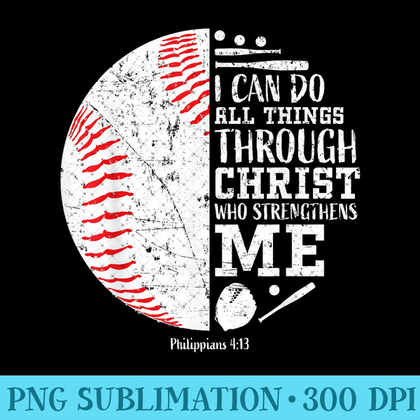 Christian Baseball I Can Do All Things Religious Verse  0337.jpg