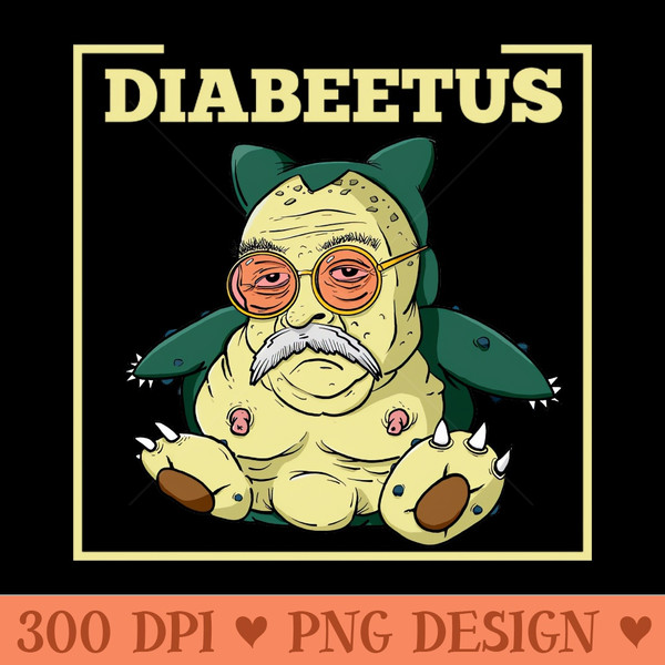 Diabeetus Very Lazy - PNG Download Icon - Eco Friendly And Sustainable Digital Products