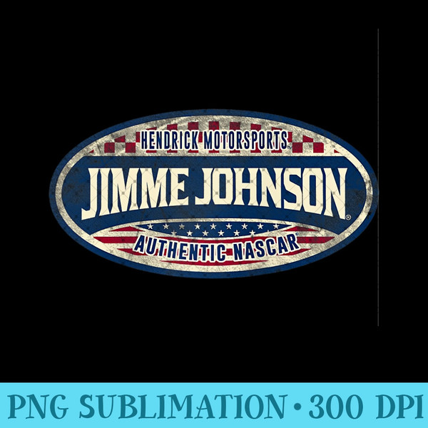 NASCAR - Jimmie Johnson - Vintage Raglan Baseball - Sublimation PNG Designs - Easy-To-Print And User-Friendly Designs