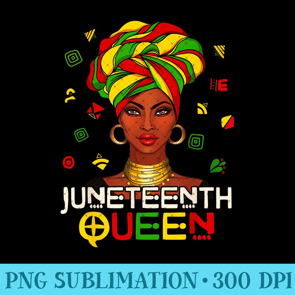 Juneteenth Melanin Black Queen Women Head Wrap Freedom Day 1821.jpg