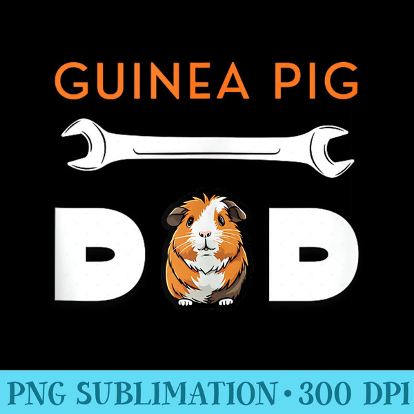 Guinea Pig Dad Men Outfit Fathers Day - Download PNG Graphic - Easy-To-Print And User-Friendly Designs