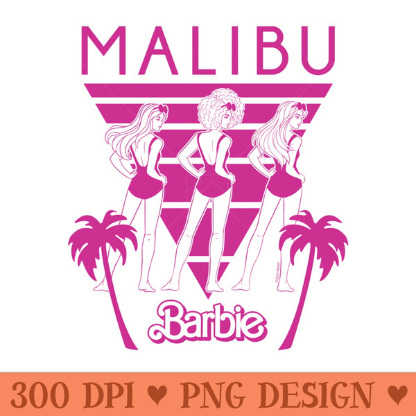 Barbie - Malibu Barbie - Sublimation designs PNG - Premium Quality PNG Artwork