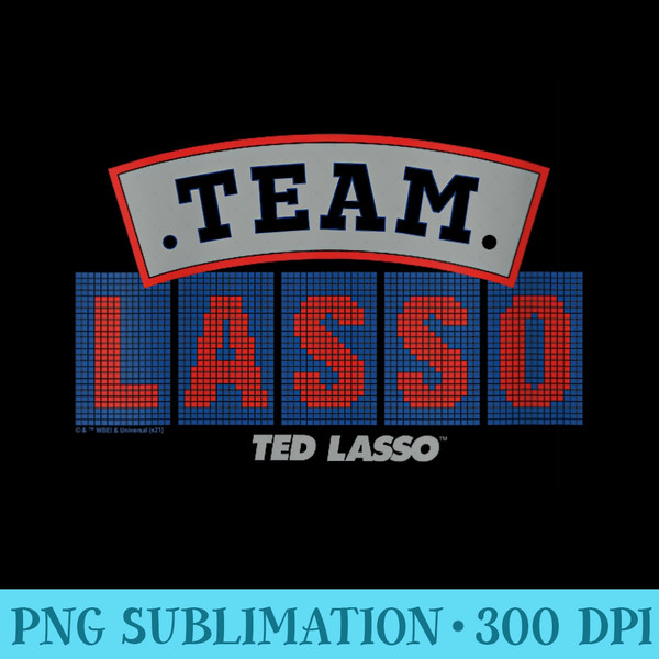 Ted Lasso Team Lasso Scoreboard Collegiate - Download Transparent Artwork - Unlock Vibrant Sublimation Designs