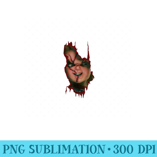 Childs Play Heres Chucky - High Quality PNG Files - Premium Quality PNG Artwork