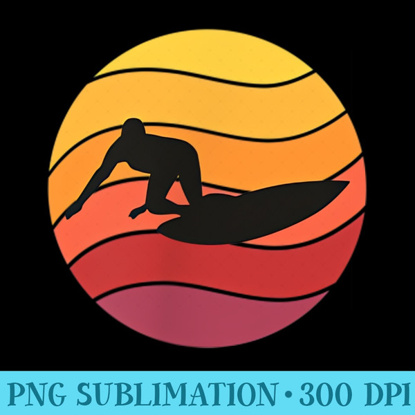 Surfer Surfing Small Pocket Graphic Print Design - PNG Picture Gallery Download - Unlock Vibrant Sublimation Designs