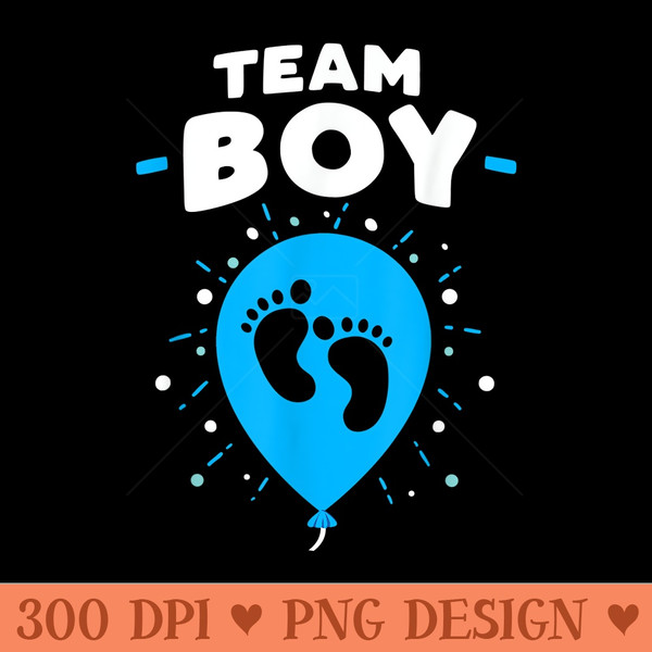 Team Gender Reveal Mom Dad Baby Shower Party - High Quality PNG files - Unique And Exclusive Designs