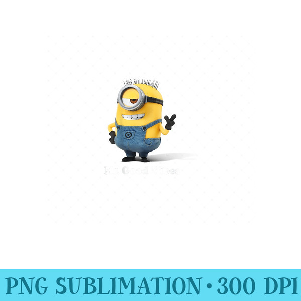 Despicable Me Minions Mr. Good Vibes Graphic T- - PNG Design Files - Bold & Eye-catching