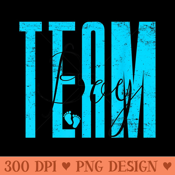 Team  Awesome Parents Baby Shower Party Gender Reveal - Printable PNG Images - Perfect for Sublimation Mastery