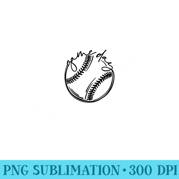 Game Day Vibes Softball Season Baseball Season Gamer - Mug Sublimation PNG - Boost Your Success with this Inspirational PNG Download