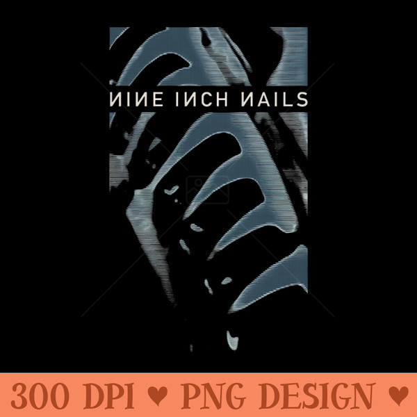 Pretty Hate Machine Nails Blue - Trendy PNG Designs - Perfect for Sublimation Mastery