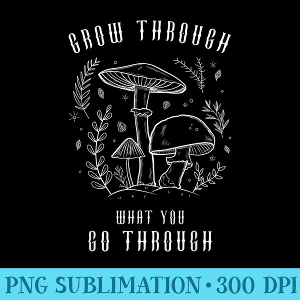 Goblincore Aesthetic Dark Academia Cottagecore Mushroom - Shirt Clipart Free PNG - Transform Your Sublimation Creations