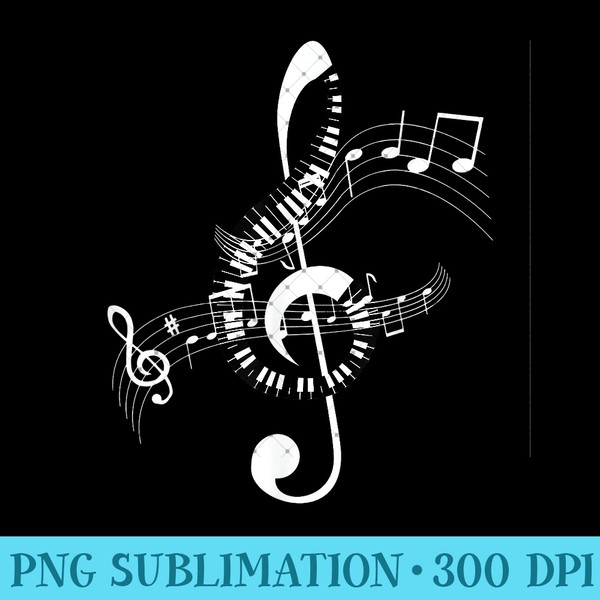 Music Notes Music Music Clef - High Quality PNG Files - Perfect for Sublimation Mastery