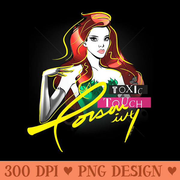 Batman Poison Ivy - Transparent PNG Clipart - Bring Your Designs to Life