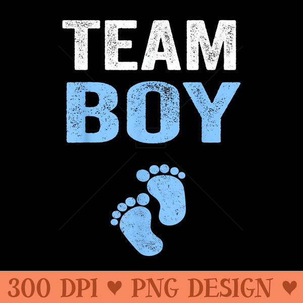 Team Gender Reveal Baby Shower - Mug Sublimation PNG - Create with Confidence