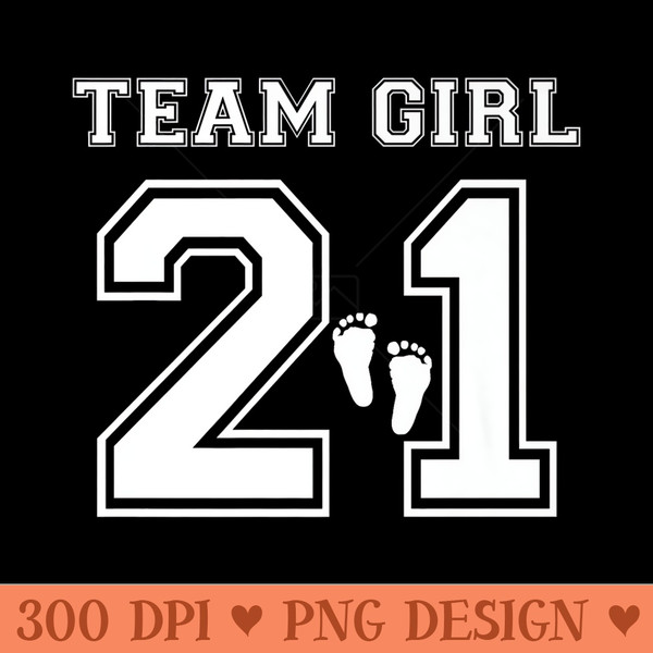 Team Girl 2021 Gender Reveal Pink Baby Shower Adoption Party Premium - High Quality PNG Files - Trendsetting And Modern Collections