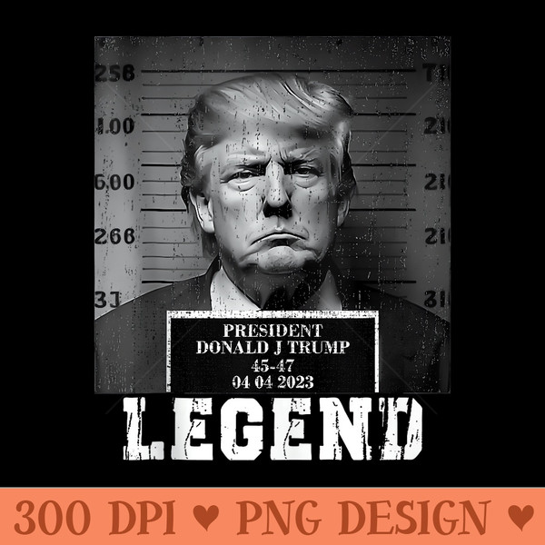 Donald Trump Mug Shot Wanted For U.S. President 2024 - PNG Clipart - Trendsetting And Modern Collections