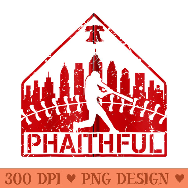 Philadelphia City Phaithful Philly Fan Baseball Home Plate - PNG download - Quick And Seamless Download Process