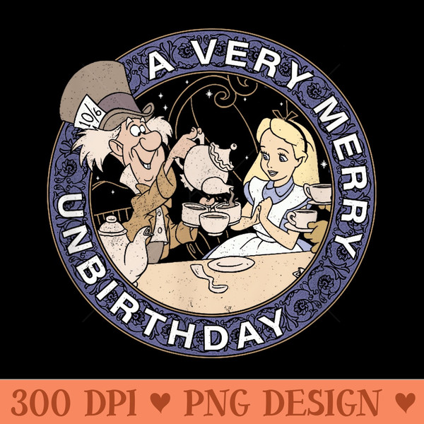 Disney Alice In Wonderland Mad Hatter UnBirthday - PNG Download - Revolutionize Your Designs