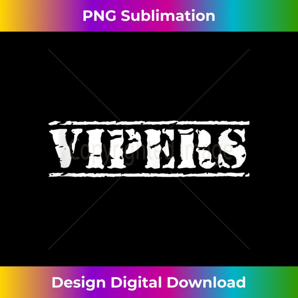 Go Vipers Football Baseball Basketball Cheer Team Fan Spirit Tank Top - Unique Sublimation PNG Download