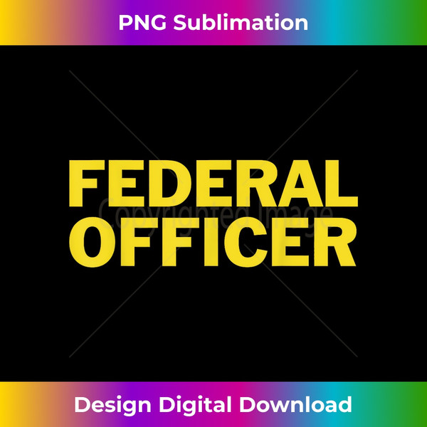 Federal Officer - Elegant Sublimation PNG Download