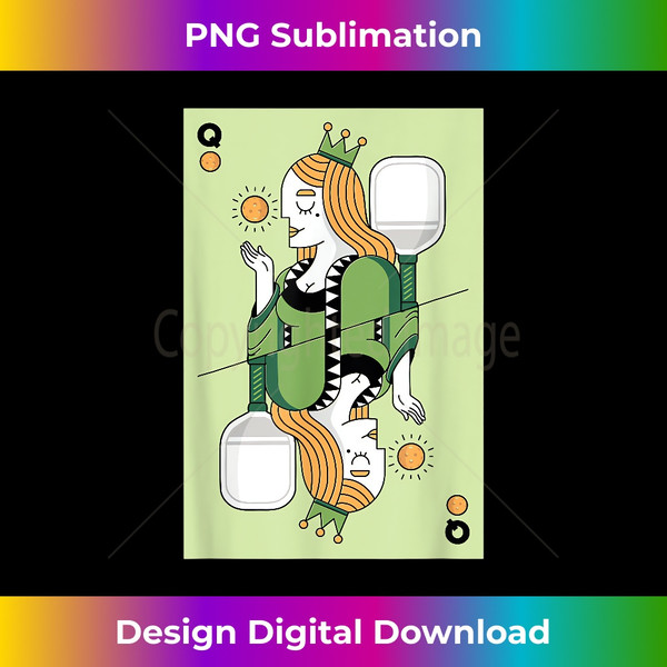 Pickleball Queen Playing Card For Pickler Pickleball Lover - Premium Sublimation Digital Download