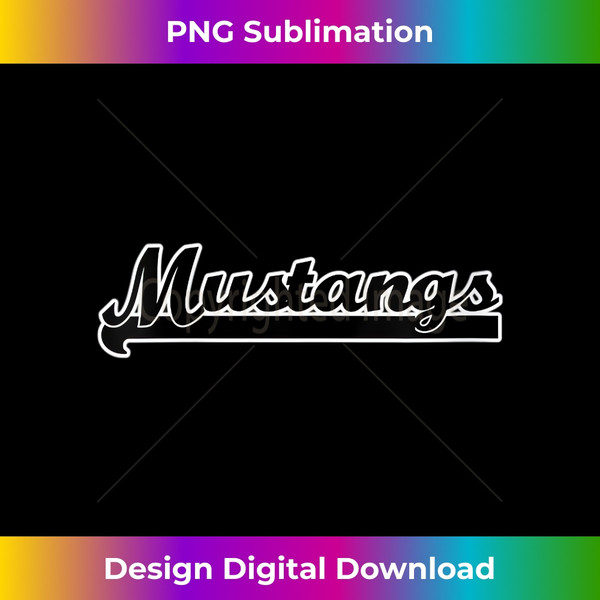 s Go Mustangs Football Baseball Basketball Cheer Fan School  1 - Creative Sublimation PNG Download