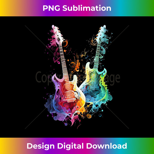 Guitars design guitar for guitarists - PNG Transparent Sublimation File