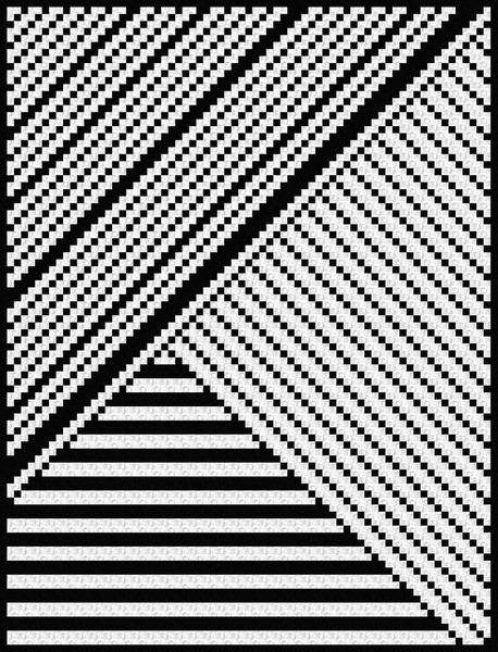 2. Zebra Lines - throw crochet pattern