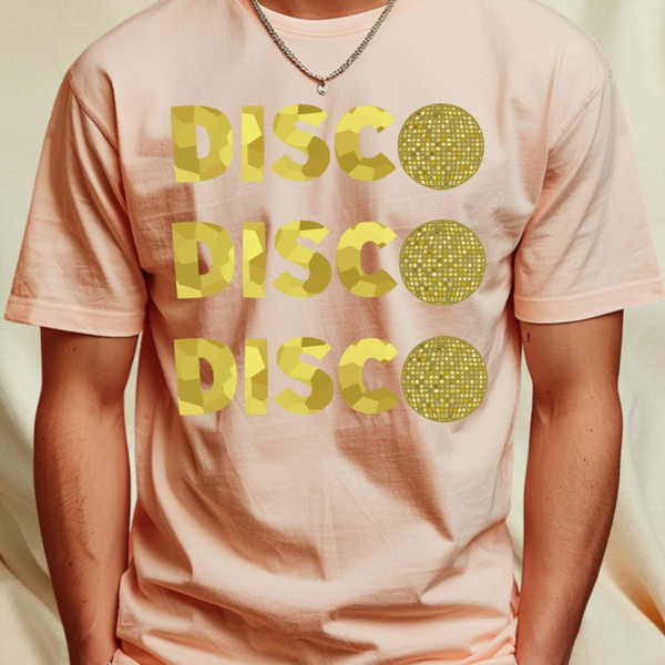 1970 RETRO Gold Disco Ball T-Shirt_T-Shirt_File PNG.jpg