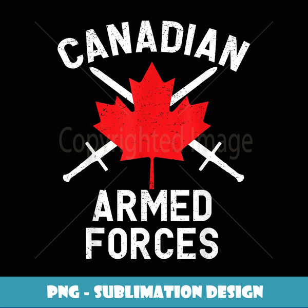 Canadian Armed Forces Flag of Canada T- - Elegant Sublimation PNG Download