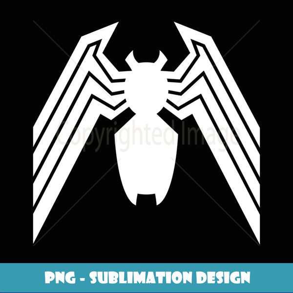 Marvel Venom Classic Spider Symbol Halloween - Exclusive PNG Sublimation Download