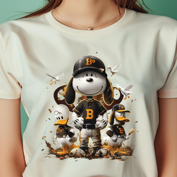 Snoopy Scores Against Orioles Logo PNG, Snoopy PNG, Baltimore Orioles logo Digital Png Files.jpg