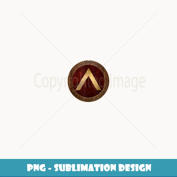 Lacedaemonian Lambda Ancient Spartan Shield - Unique Sublimation PNG Download