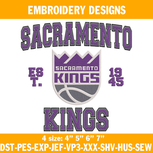 Sacramento Kings est 1945 Embroidery Designs.jpg