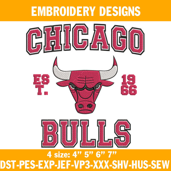 Chicago bulls est 1966 Embroidery Designs.jpg