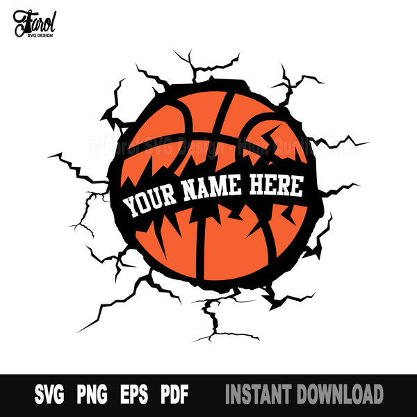 Basketball Svg Split Name Frame.png